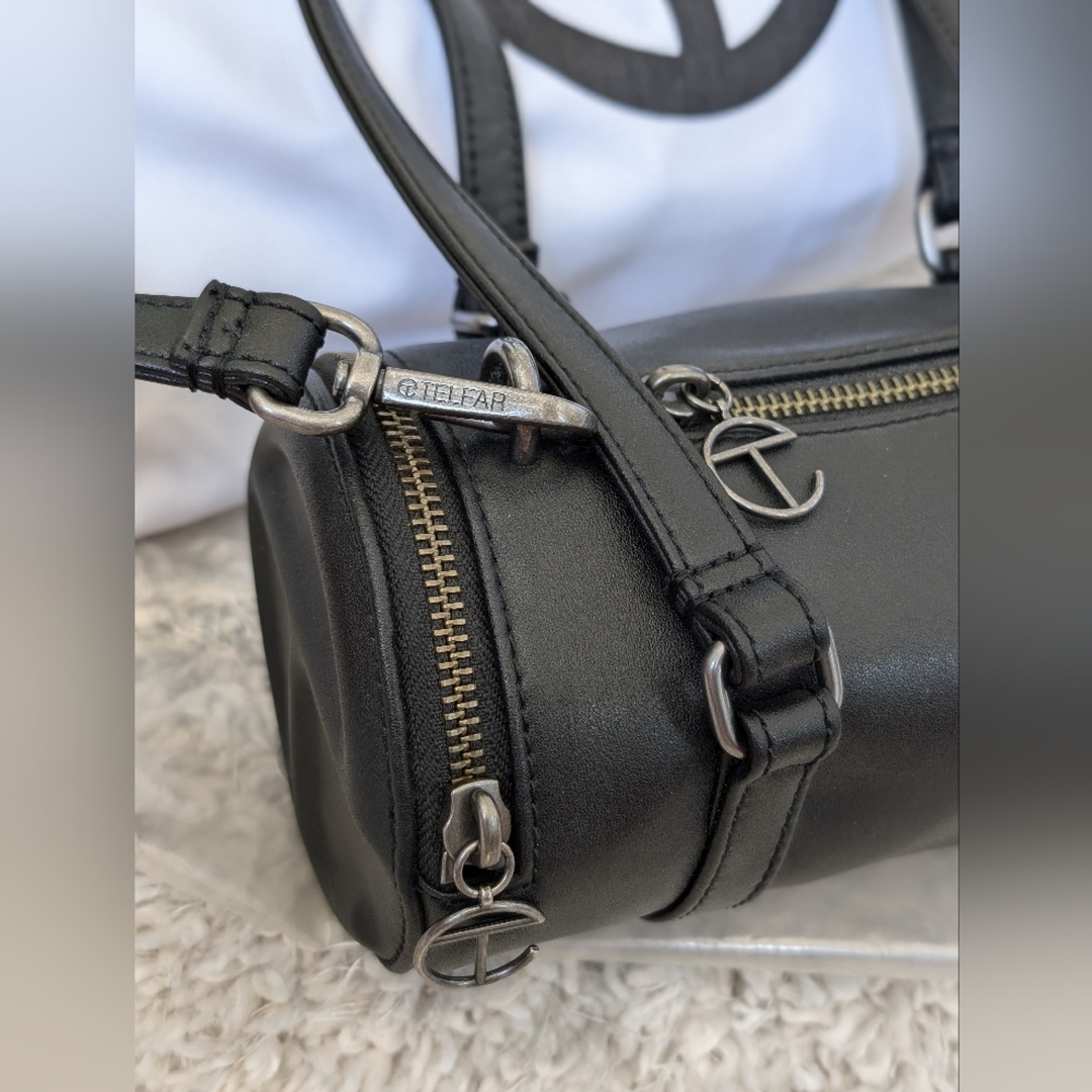 Authentic Telfar small black duffle